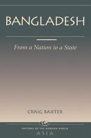 Bangladesh: From A Nation To A State book cover