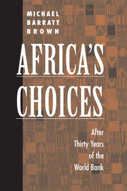 Africa's Choices: After Thirty Years Of The World Bank book cover