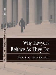 Why Lawyers Behave As They Do book cover