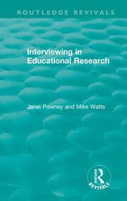 Interviewing in Educational Research book cover