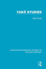 Yakö Studies book cover