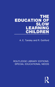 The Education of Slow Learning Children book cover