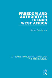 Freedom and Authority in French West Africa book cover