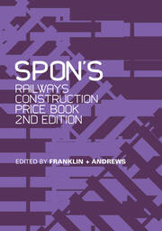 Spon's Railways Construction Price Book book cover