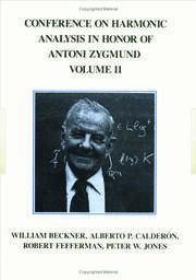Conference Harmonic Analysis, Volume II book cover
