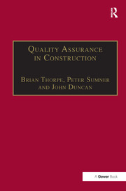 Quality Assurance in Construction book cover