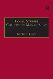 Local Studies Collection Management book cover
