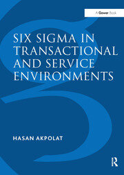 Six Sigma in Transactional and Service Environments book cover