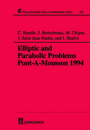 Elliptic and Parabolic Problems: Pont-A-Mousson 1994, Volume 325 book cover