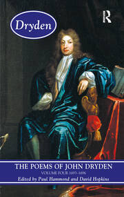 The Poems of John Dryden: Volume Four: 1686-1696 book cover