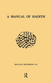 Manual Of Hadith book cover
