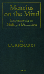 Mencius on the Mind: Experiments in Multiple Definition book cover