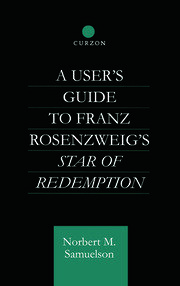 A User's Guide to Franz Rosenzweig's Star of Redemption book cover