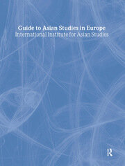 Guide to Asian Studies in Europe book cover