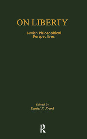 On Liberty: Jewish Philosophical Perspectives book cover