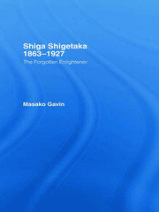 Shiga Shigetaka 1863-1927: The Forgotten Enlightener book cover