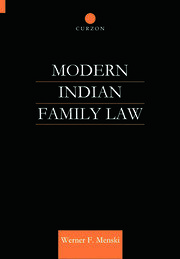 Modern Indian Family Law book cover