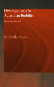 Developments in Australian Buddhism: Facets of the Diamond book cover