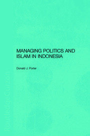 Managing Politics and Islam in Indonesia book cover
