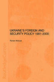 Ukraine's Foreign and Security Policy 1991-2000 book cover