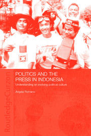 Politics and the Press in Indonesia: Understanding an Evolving Political Culture book cover