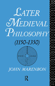 Later Medieval Philosophy book cover
