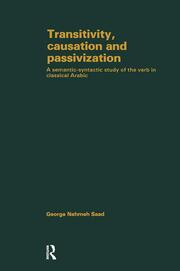 Transivity Causatn & Passivizatn book cover