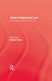Asian Indigenous Law book cover
