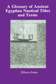 Glossary Of Ancient Egyptian Nautical Terms book cover