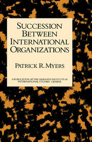Succession Between International Organizations book cover