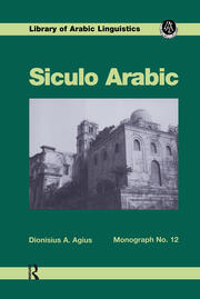 Siculo Arabic book cover