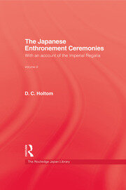 Japanese Enthronement Ceremonies book cover