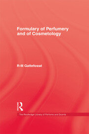 Formulary of Perfumery and Cosmetology book cover