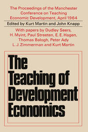 Teaching of Development Economics book cover
