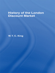 History of the London Discount Market book cover