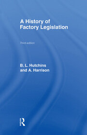 A History of Factory Legislation book cover