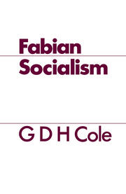 Fabian Socialism book cover