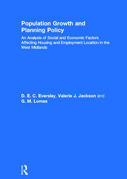 Population Growth and Planning Policy: Housing and Employment Location in the West Midlands book cover
