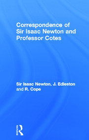 Correspondence of Sir Isaac Newton and Professor Cotes book cover