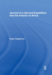 Journal of a Second Expedition into the Interior of Africa from the Bight of Benin to Soccatoo: of Benin to Soccatoo book cover