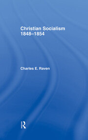 Christian Socialism, 1848-1854 book cover