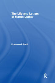 The LIfe and Letters of Martin Luther book cover