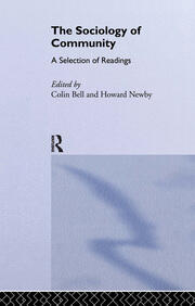 Sociology of Community: A Collection of Readings book cover