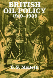 British Oil Policy 1919-1939 book cover