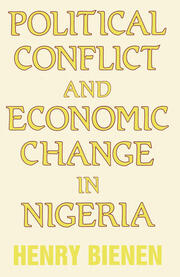 Political Conflict and Economic Change in Nigeria book cover