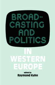 Broadcasting and Politics in Western Europe book cover
