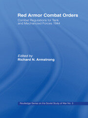 Red Armor Combat Orders: Combat Regulations for Tank and Mechanised Forces 1944 book cover