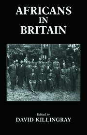 Africans in Britain book cover