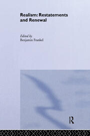 Realism: Restatements and Renewal book cover