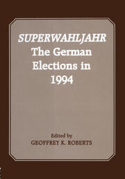 Superwahljahr: The German Elections in 1994 book cover